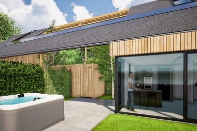 huisje te huur met jacuzzi