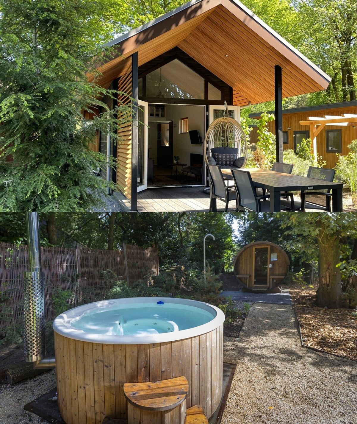 luxe vakantiehuis met hottub