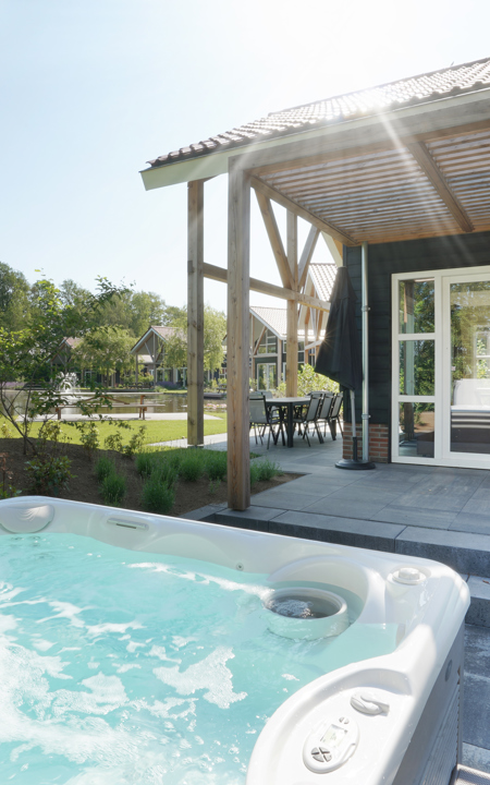 bungalow huisje met jacuzzi