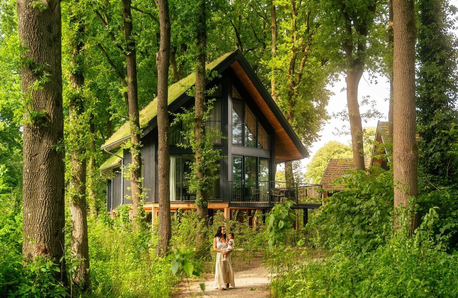 luxe vakantiehuis in de bossen