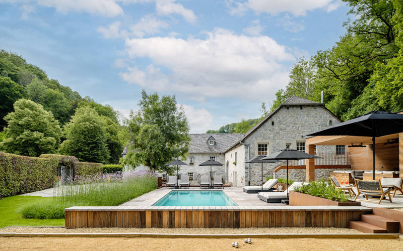 luxe villa met zwembad ardennen